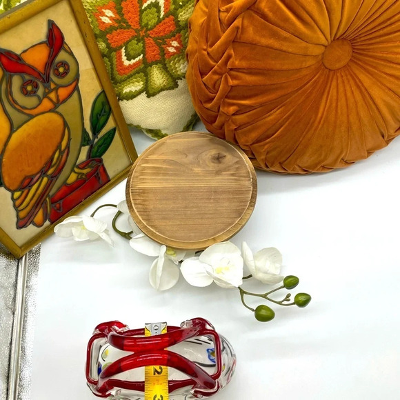 Vintage Handbag  Blown Glass Vase - Picture 6 of 6